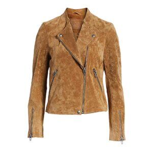 BLANKNYC Tan Suede Moto Jacket – XXL